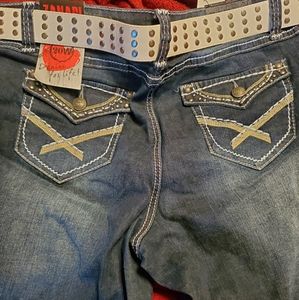 New Zanadi size 20W shorts with white belt